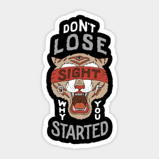 Don't Lose Sight Sticker